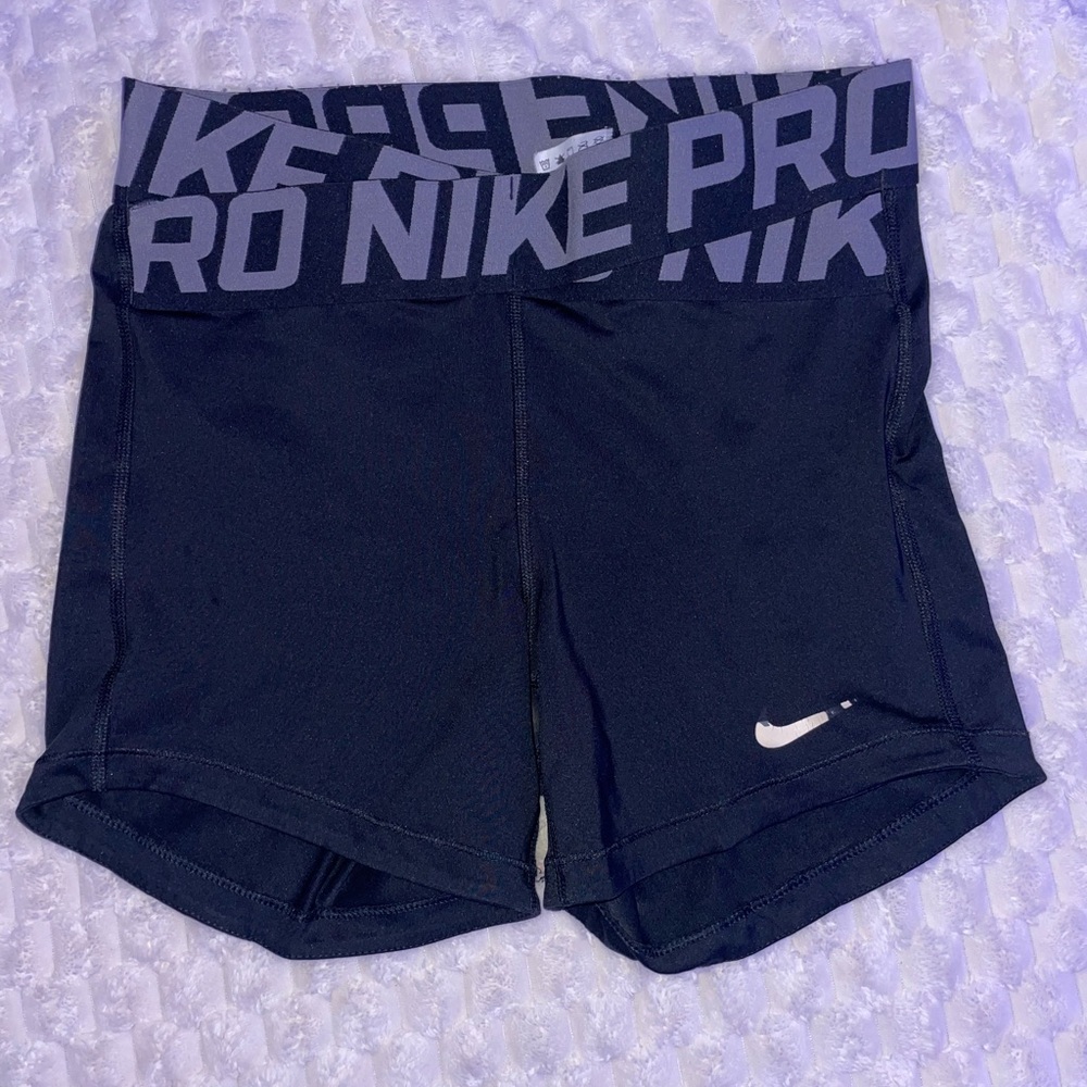 Nike Women's Black Pro Athletic Shorts
